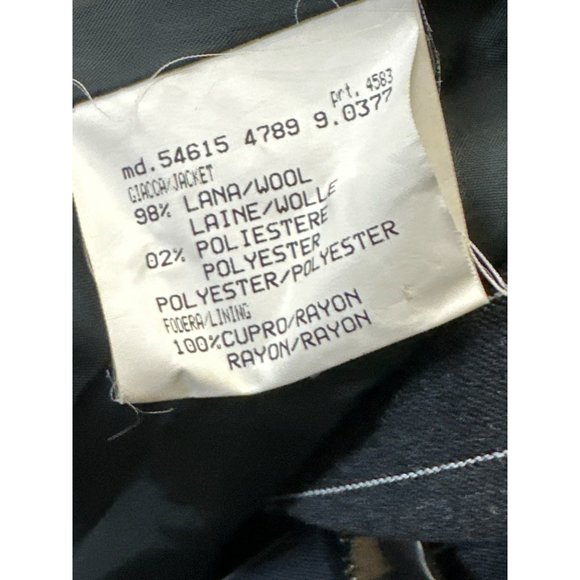 Vintage Gai Mattiolo Charcoal Grey white pinstriped 2-piece dress suit - Picture 10 of 15